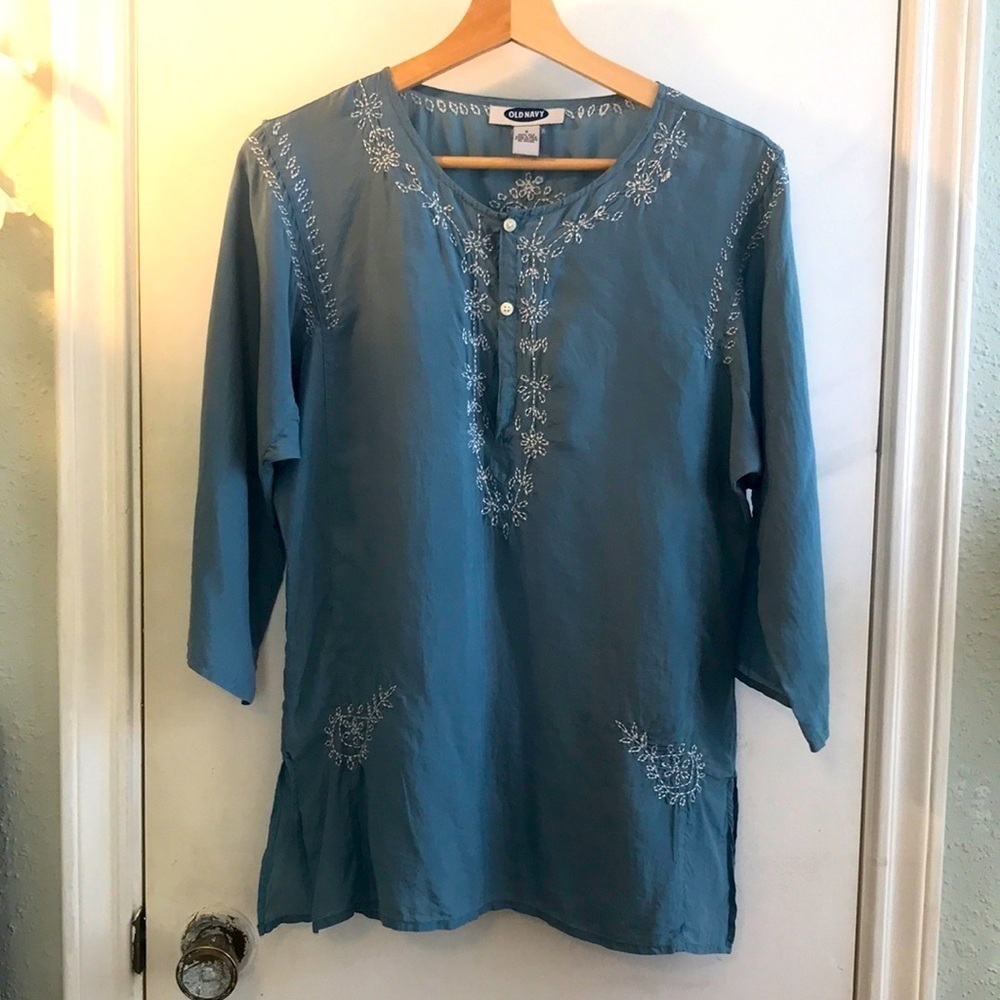 Old Navy 100% Silk Swim Coverup Size S